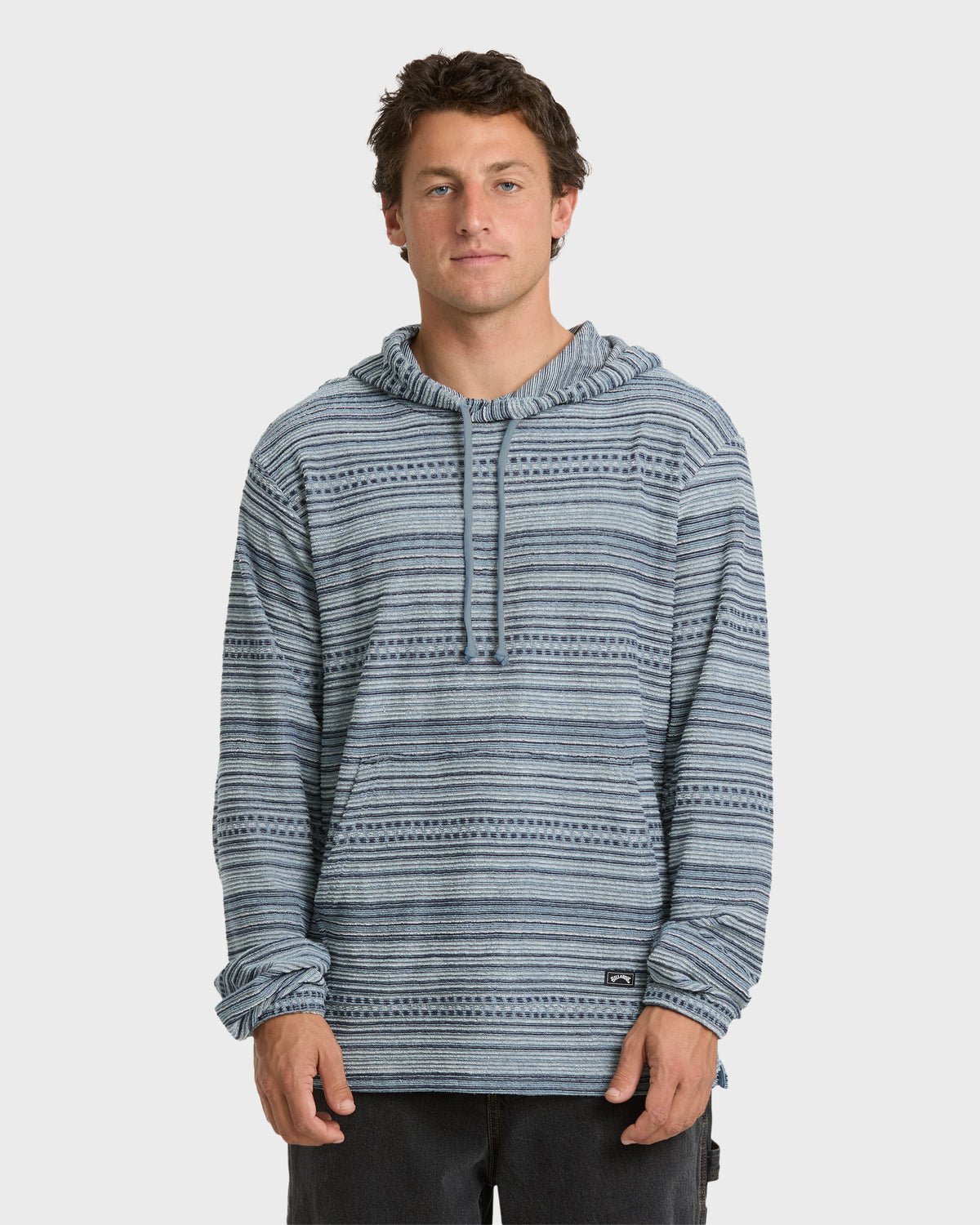 
Flecker Diego Pullover Hoodie - Washed Blue