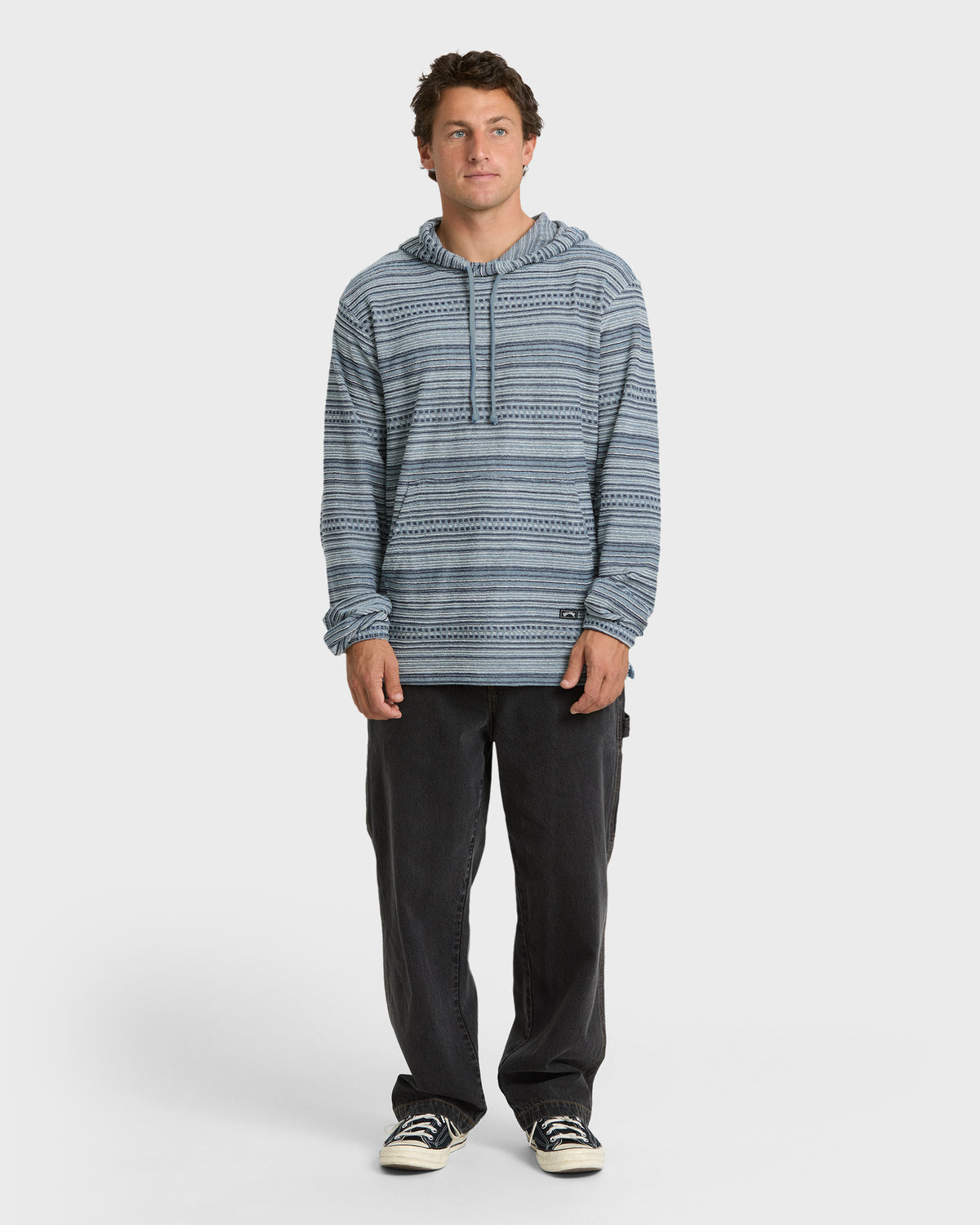 
Flecker Diego Pullover Hoodie - Washed Blue