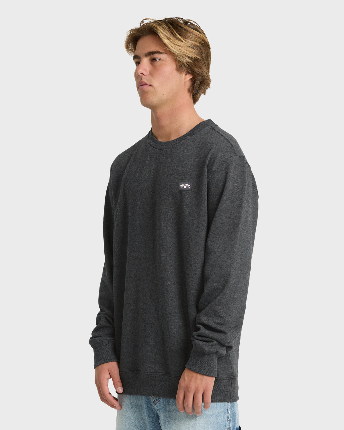 
All Day Crewneck Sweatshirt - Black Heather