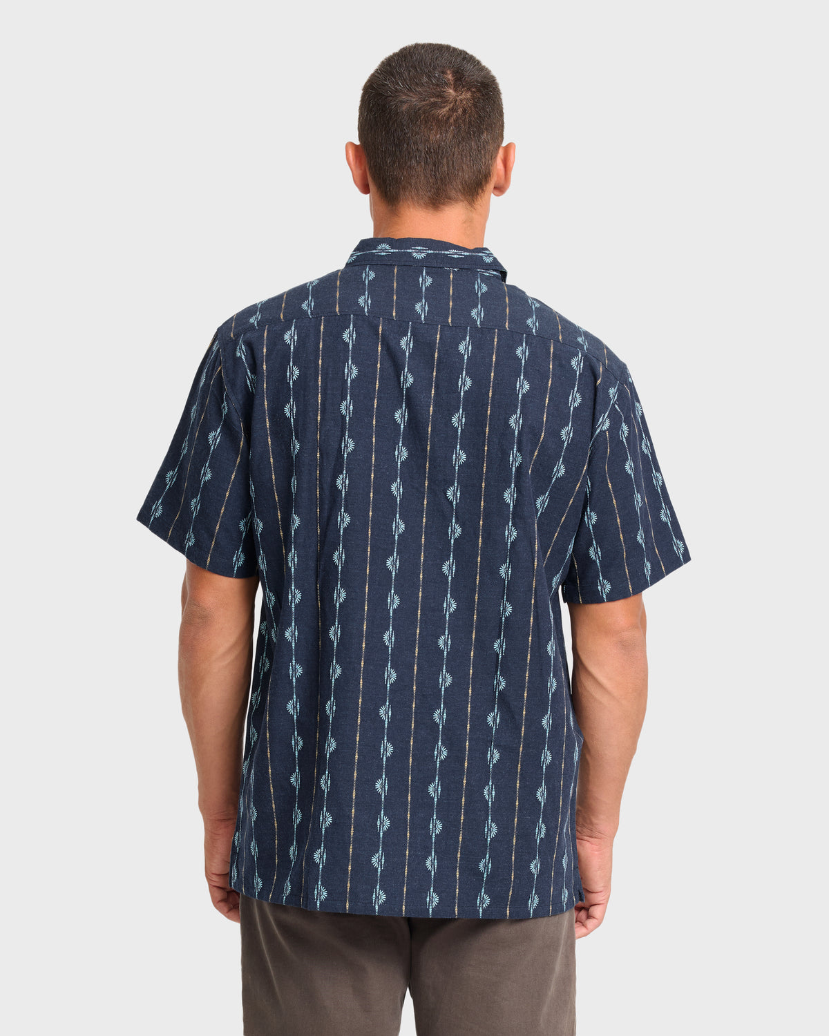 Sundays-Jacquard-Short-Sleeve-Woven-Shirt-Real-Teal-2
