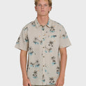 Sundays Short Sleeve Woven Shirt - Fog