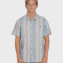 Sundays Short Sleeve Woven Shirt - Blue Fog