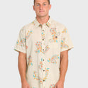 Sundays Short Sleeve Woven Shirt - Oatmeal
