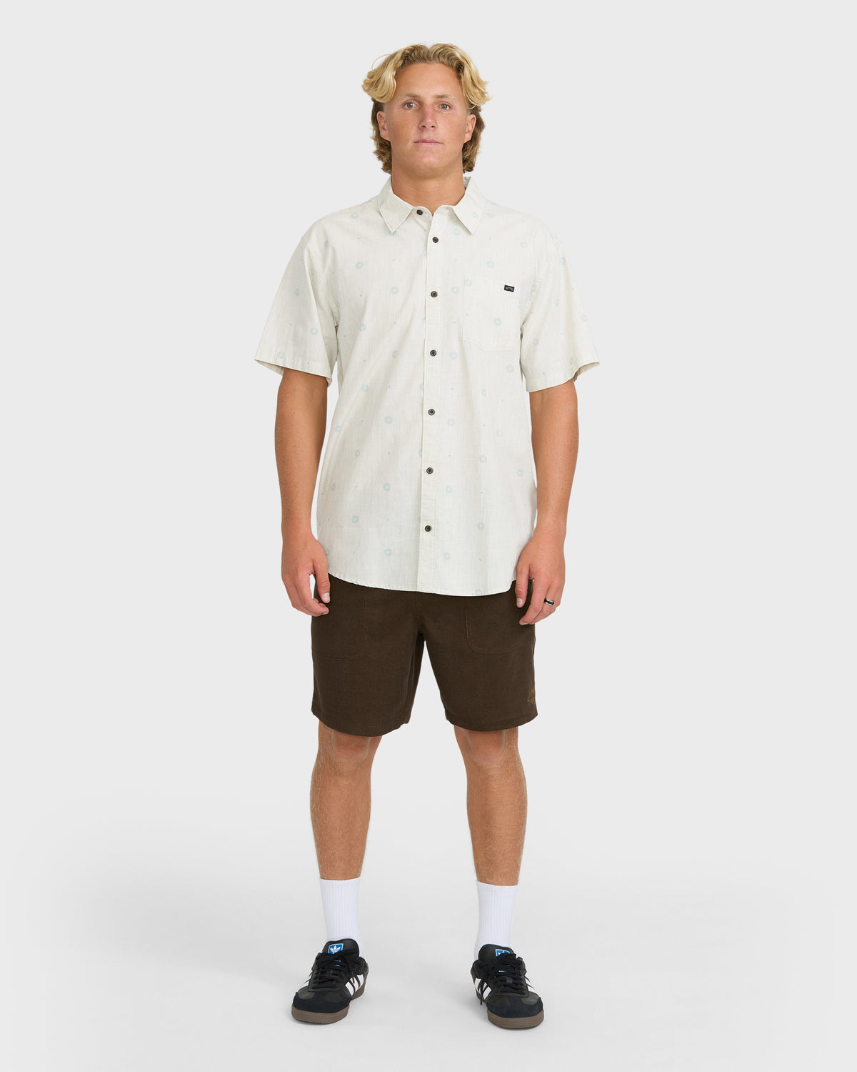 
Sundays Short Sleeve Woven Shirt - Sandshell