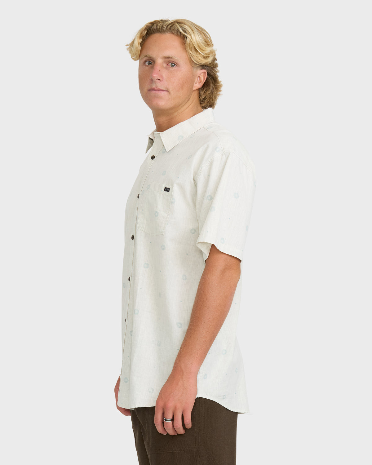 
Sundays Short Sleeve Woven Shirt - Sandshell