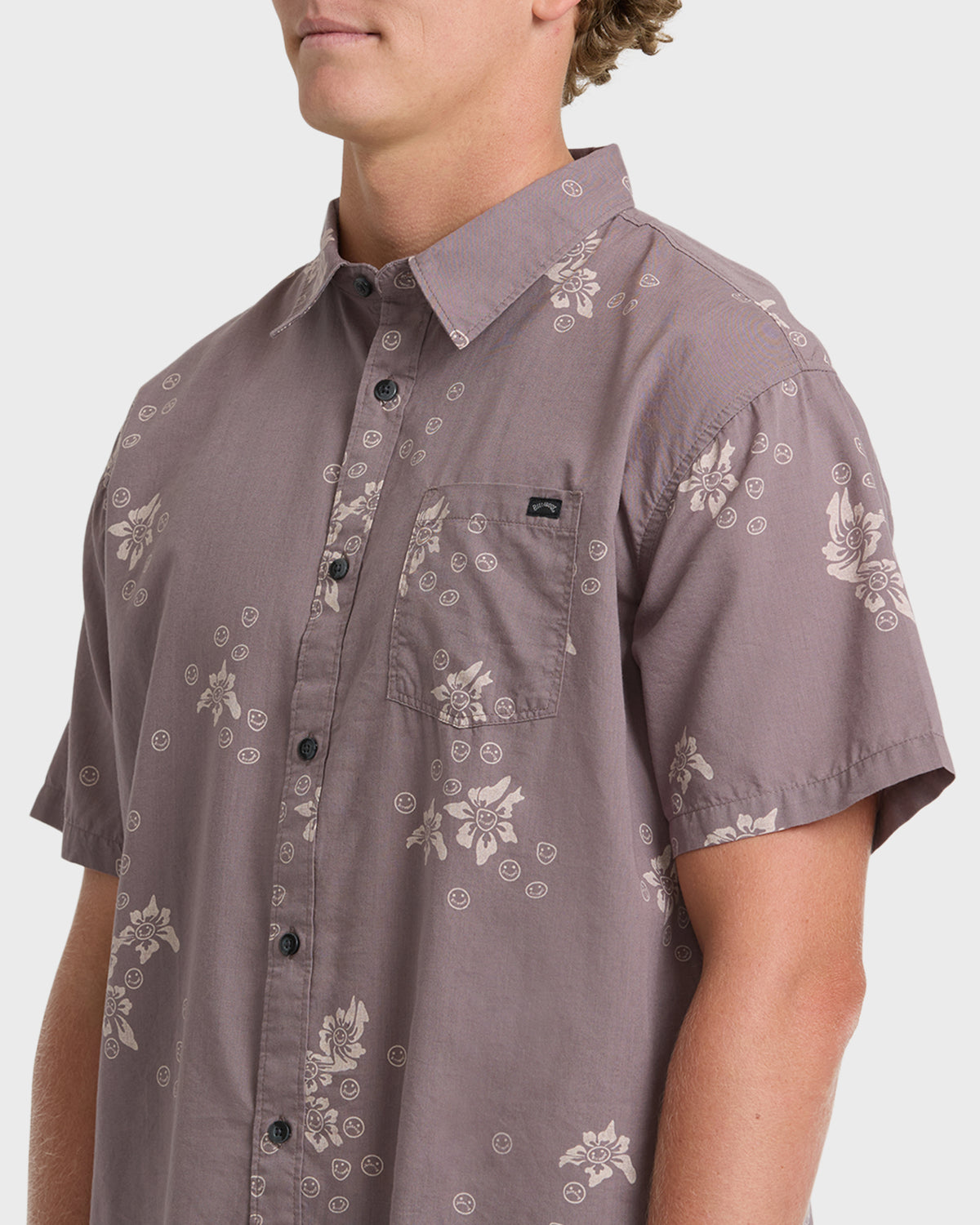
Sundays Short Sleeve Woven Shirt - Shark