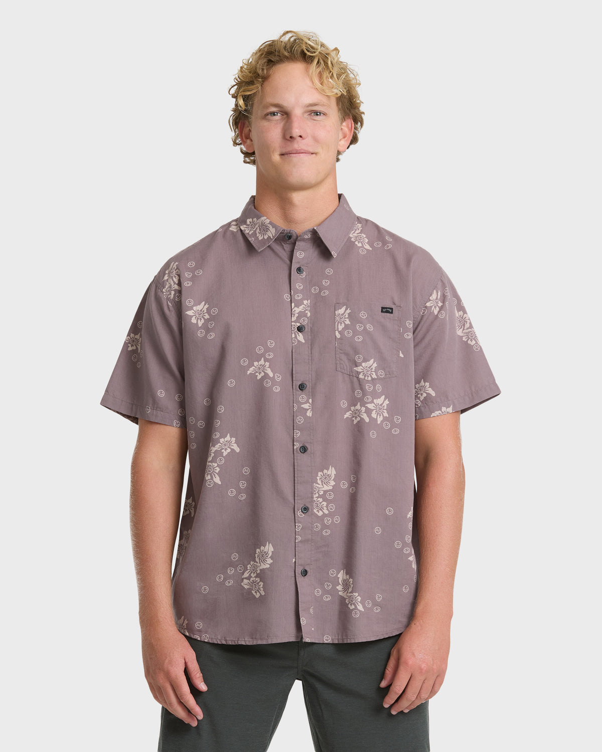 
Sundays Short Sleeve Woven Shirt - Shark