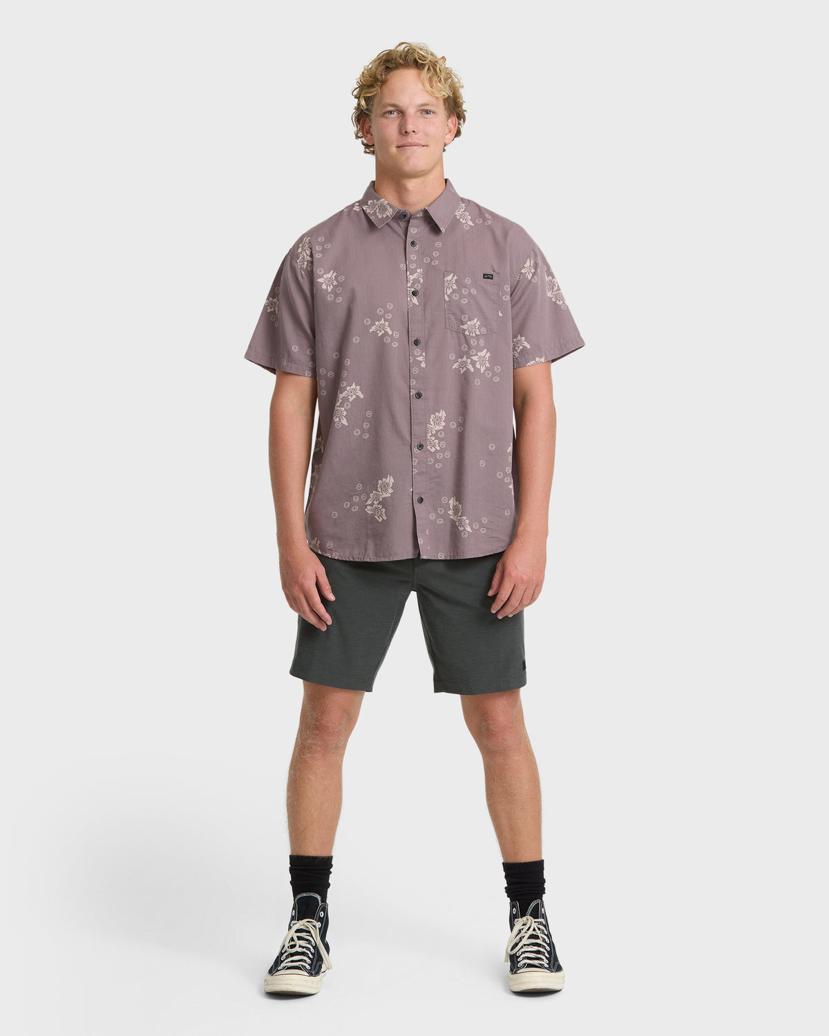 
Sundays Short Sleeve Woven Shirt - Shark