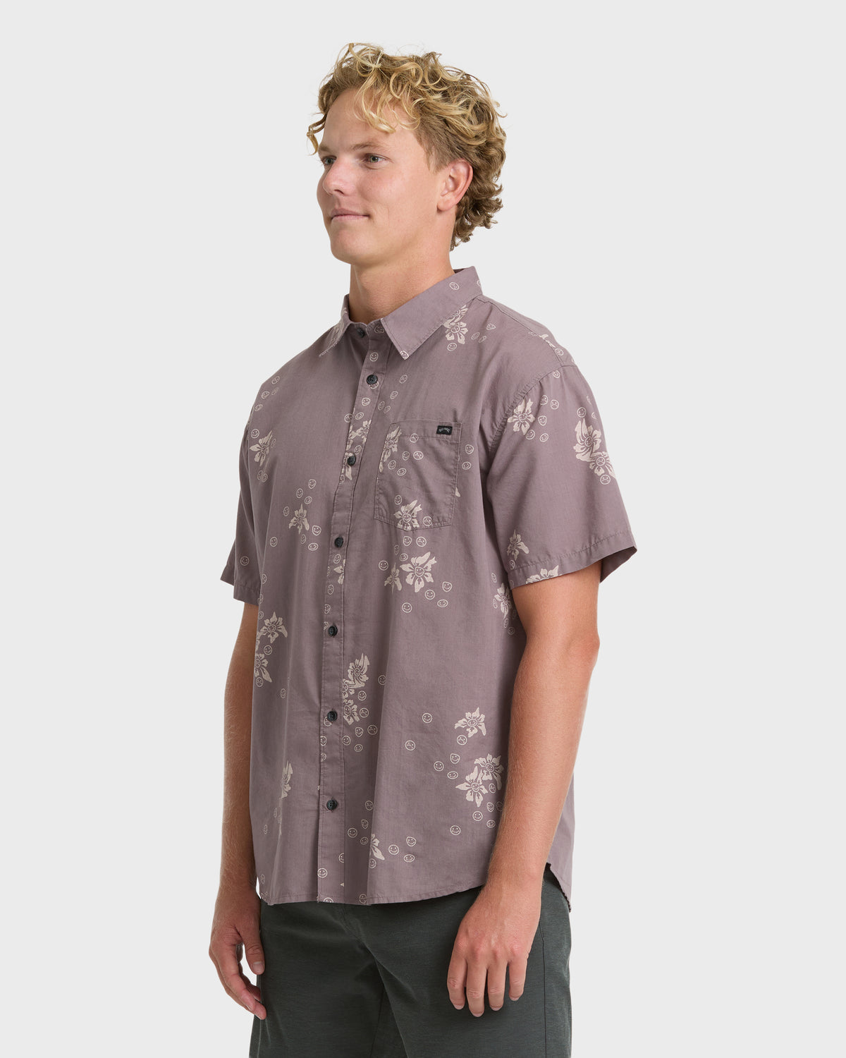 
Sundays Short Sleeve Woven Shirt - Shark