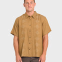 Cordoba Short Sleeve Cotton Shirt - Rubber