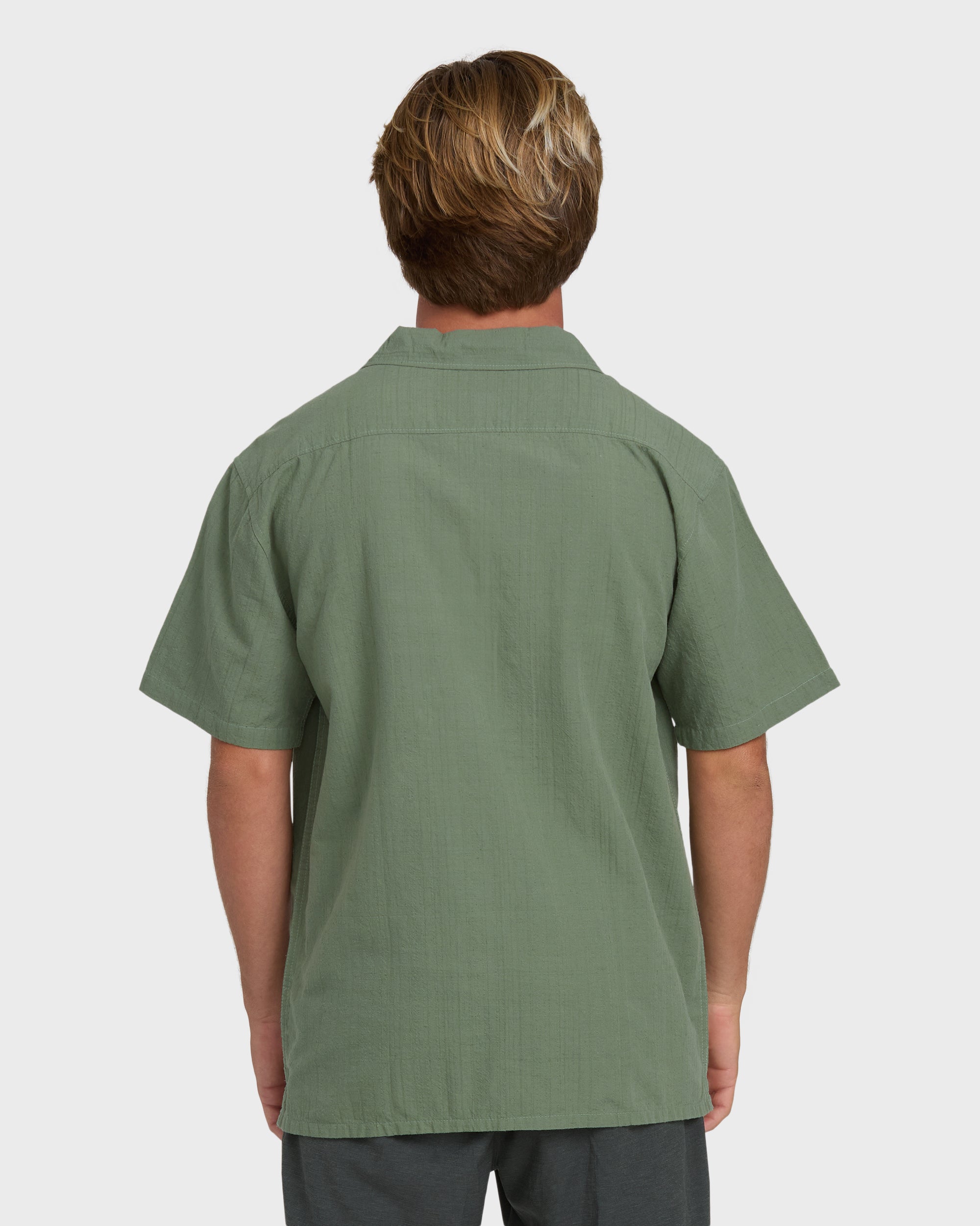 Victoria Vacay Short Sleeve Woven Shirt - Granite Green | Billabong