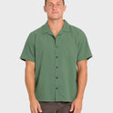 Victoria Vacay Short Sleeve Woven Shirt - Sea Spray