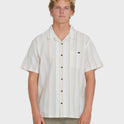 Victoria Vacay Short Sleeve Woven Shirt - White Sand