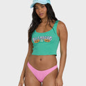 Hibiscus Minds Tank Top - Green Tropics
