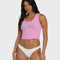 Newly Found Tank Top - Party Pink
