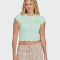 World Wanderer Short Sleeve Knit T-Shirt - Agave