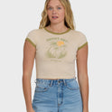 Sunny Out Short Sleeve Cotton T-Shirt - Dove