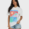 Highs And Lows Short Sleeve Knit T-Shirt - Salt Crystal