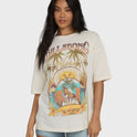 Forever Dawn Short Sleeve Knit T-Shirt - White Cap