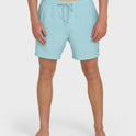Lineup Solid Layback 16" Trunks - Dusty Blue