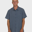 A/Div Surftrek Transit Short Sleeve Woven Shirt - True Navy