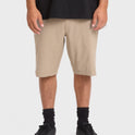 Crossfire Submersible 21" Amphibian Hybrid Shorts - Khaki