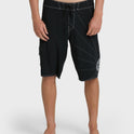 A.I. Rising Sun Pro 22" Boardshorts - Black