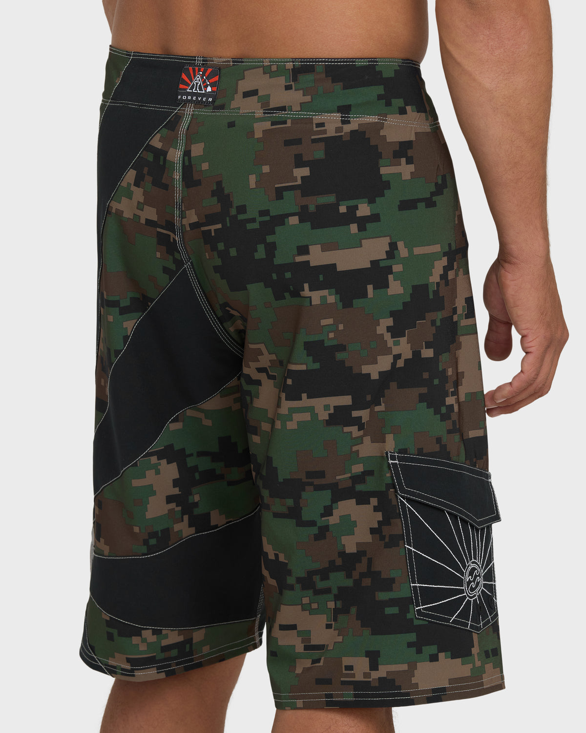 A.I. Rising Sun Pro 22" Boardshorts - Dark Olive