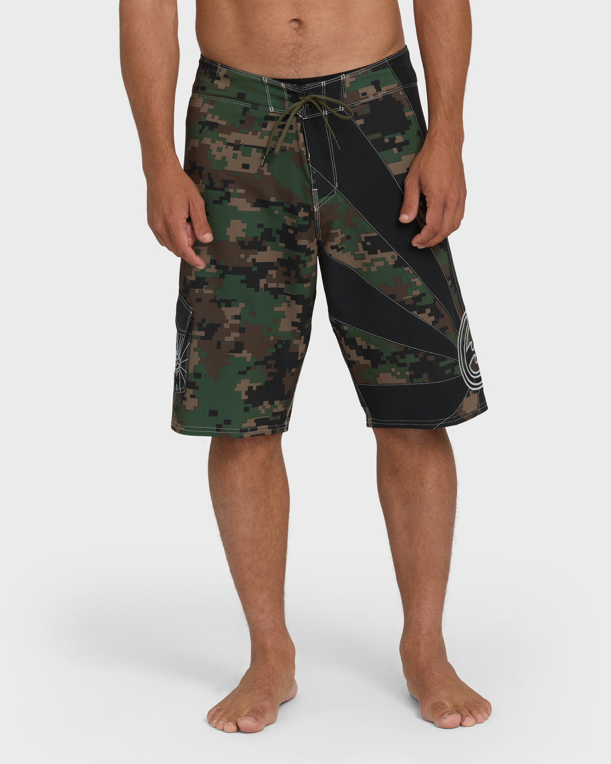 A.I. Rising Sun Pro 22" Boardshorts - Dark Olive