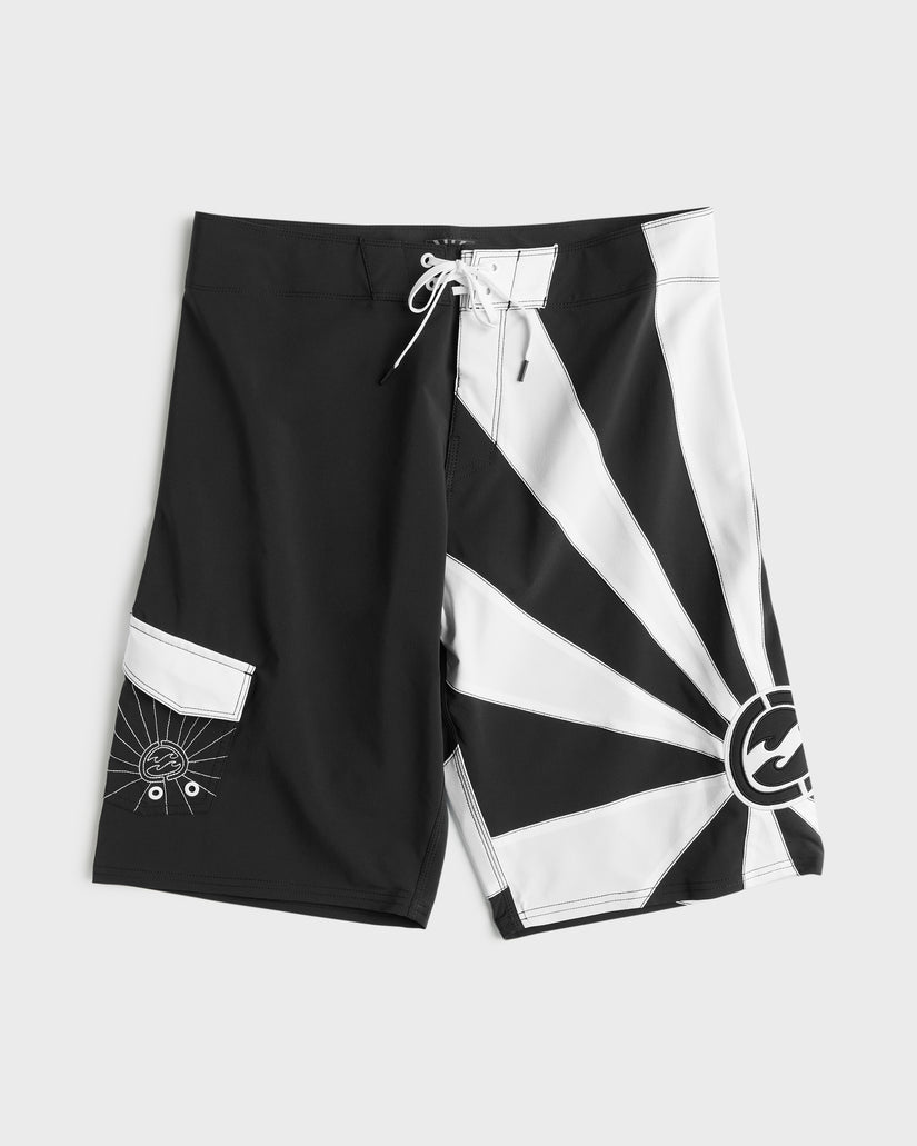 A.I.-Rising-Sun-Pro-22"-Boardshorts-Black/White-7