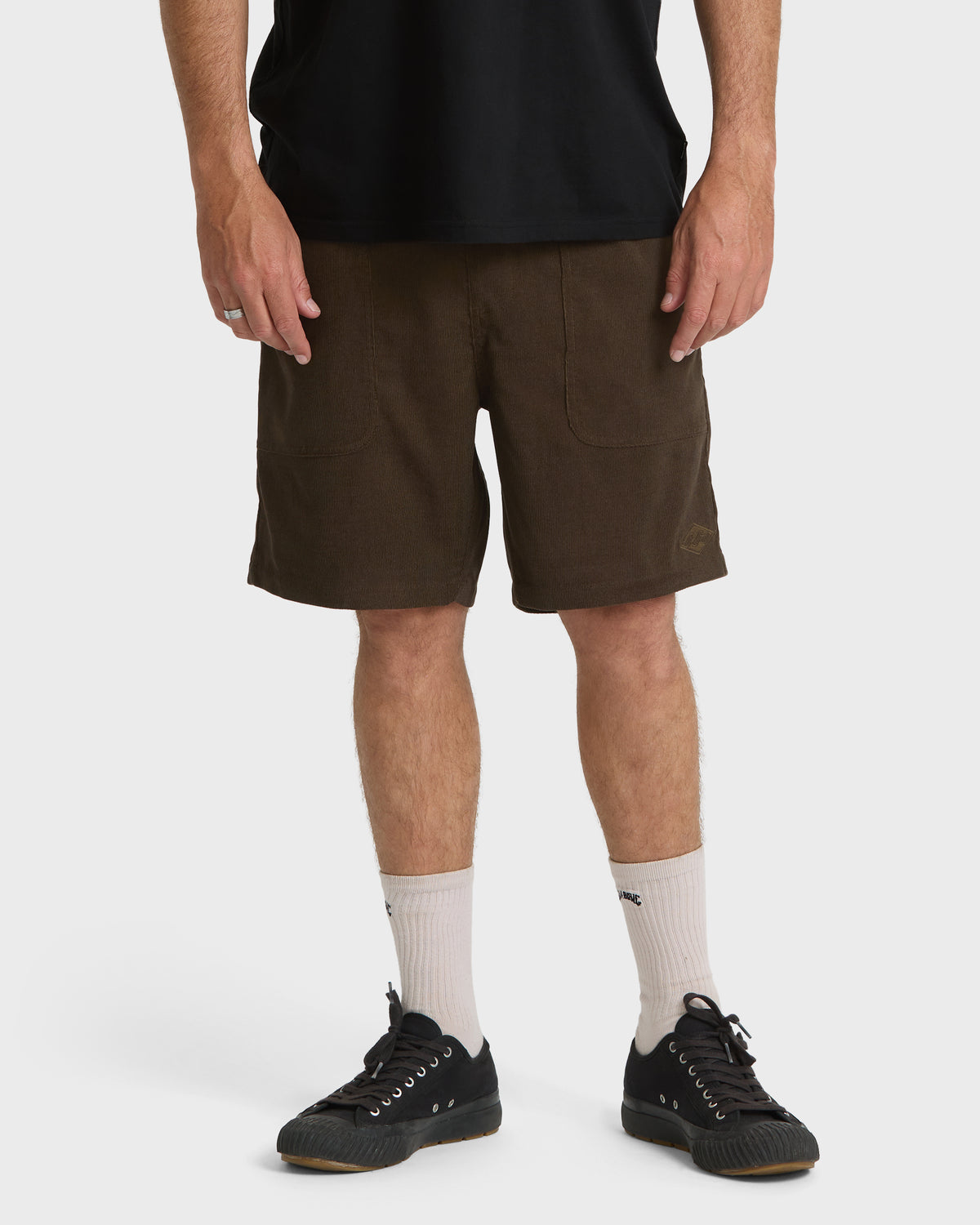 
De La Cruz Cord 18" Amphibian Hybrid Shorts - Slate Black