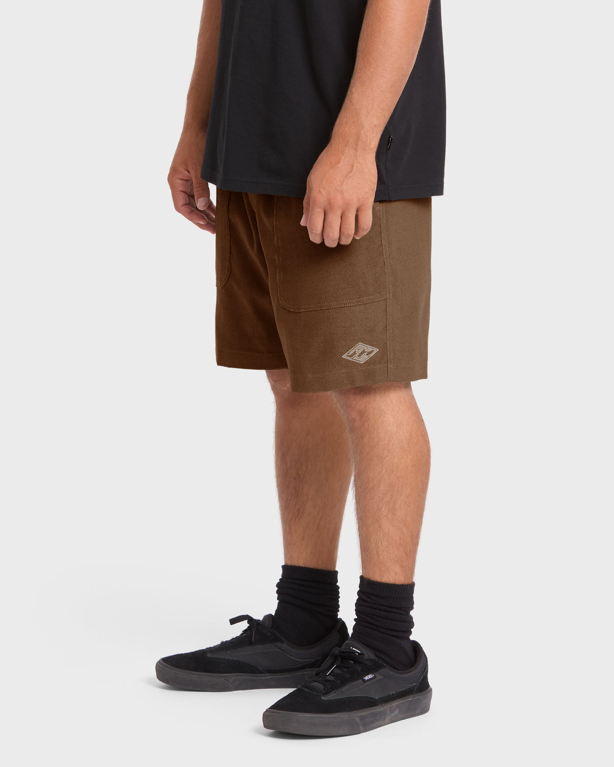 De-La-Cruz-Cord-18"-Hybrid-Shorts-Sepia-4