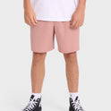 Crossfire Elastic Wave Washed 18" Amphibian Hybrid Shorts - Ash Rose