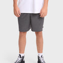 Crossfire Elastic Wave Washed 18" Amphibian Hybrid Shorts - Black