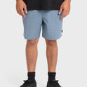 Crossfire Elastic Wave Washed 18" Amphibian Hybrid Shorts - China Blue
