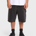 Bad Dog Workwear Denim Shorts - Black Wash
