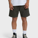 Larry Layback 17" Corduroy Shorts - Dark Gray