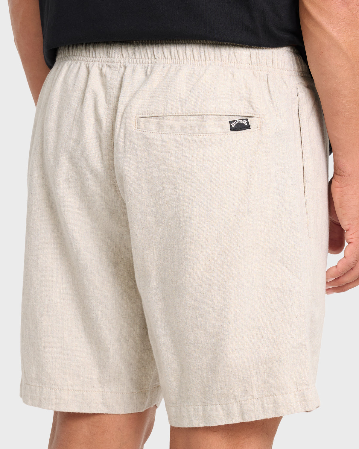 San-O-Layback-16"-Linen-Shorts-Oatmeal-Heather-5