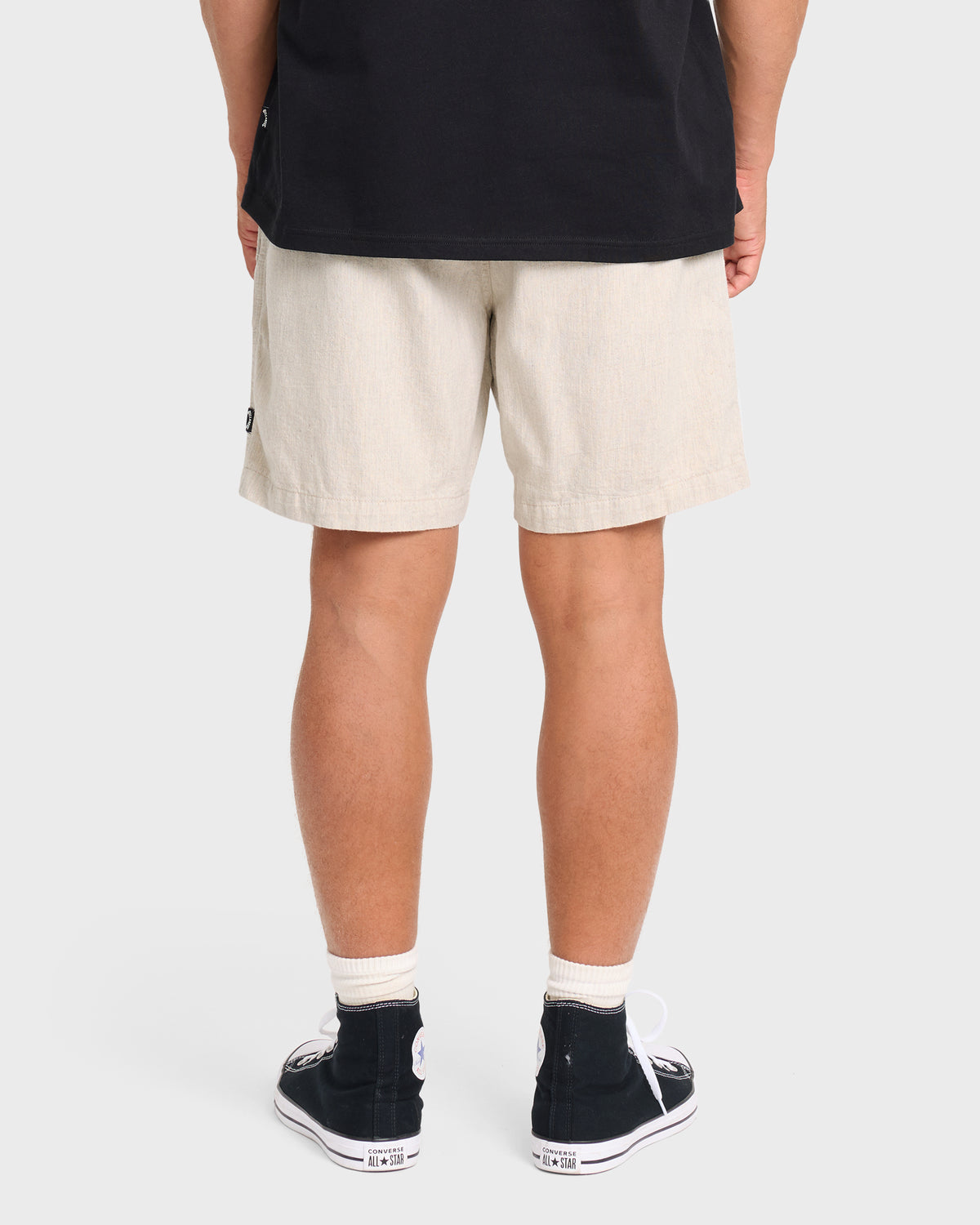 San-O-Layback-16"-Linen-Shorts-Oatmeal-Heather-2