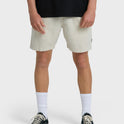 San O Layback 16" Linen Shorts - Oatmeal Heather