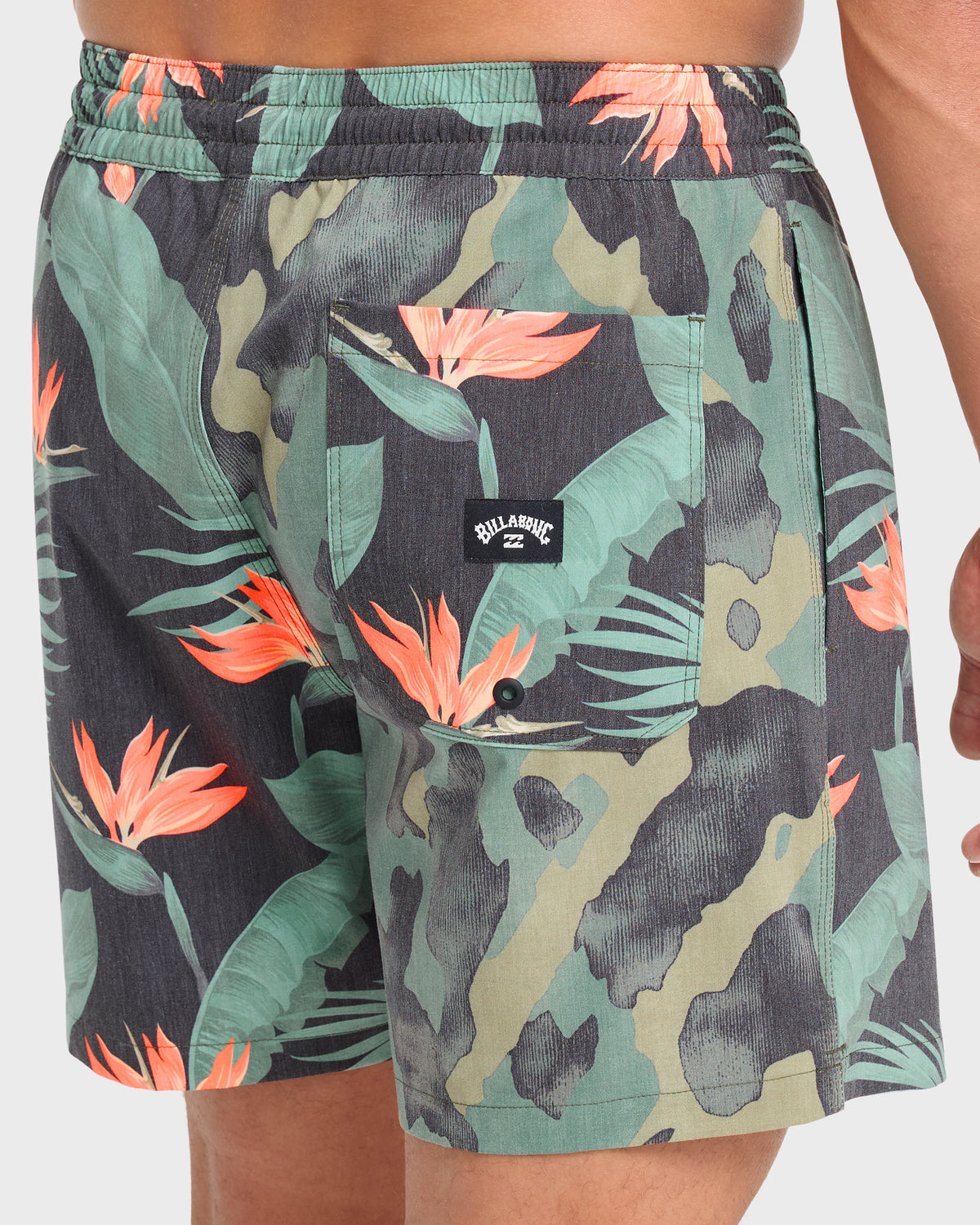 Good-Times-Layback-16"-Trunks-Rifle-Green-5