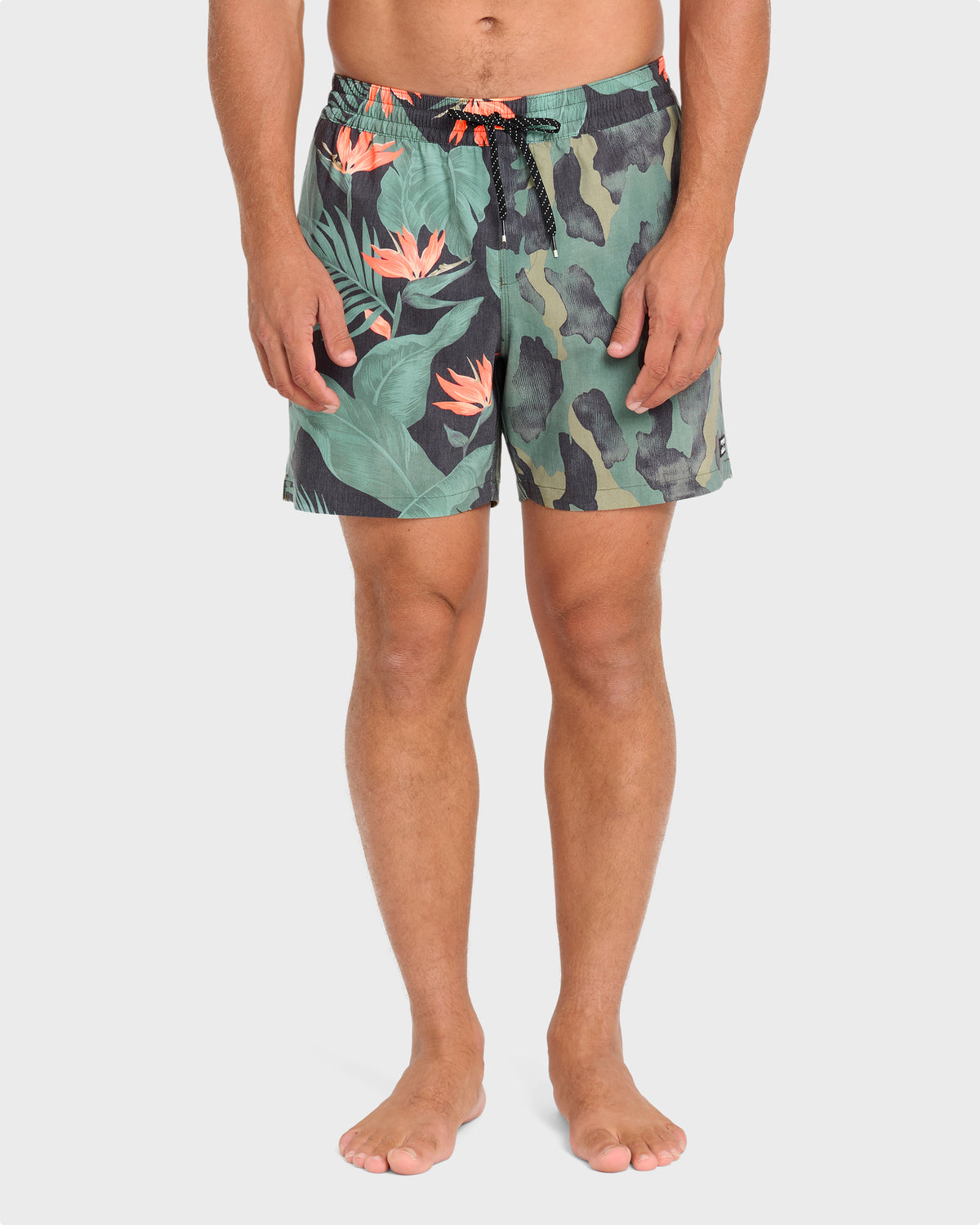 Good-Times-Layback-16"-Trunks-Rifle-Green-1