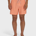 Every Other Day Wave Washed Layback 16" Trunks - Cantaloupe