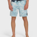 True North Garage Lo Tide 18" Boardshorts - Blue Fog