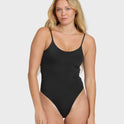 Sol Searcher Sloane One Piece Swimsuit - Black Pebble