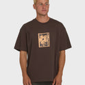 Link OG Short Sleeve Knit T-Shirt - Chocolate Brown