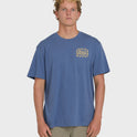 Ripple Premium Short Sleeve Cotton Graphic T-Shirt - Blue Horizon
