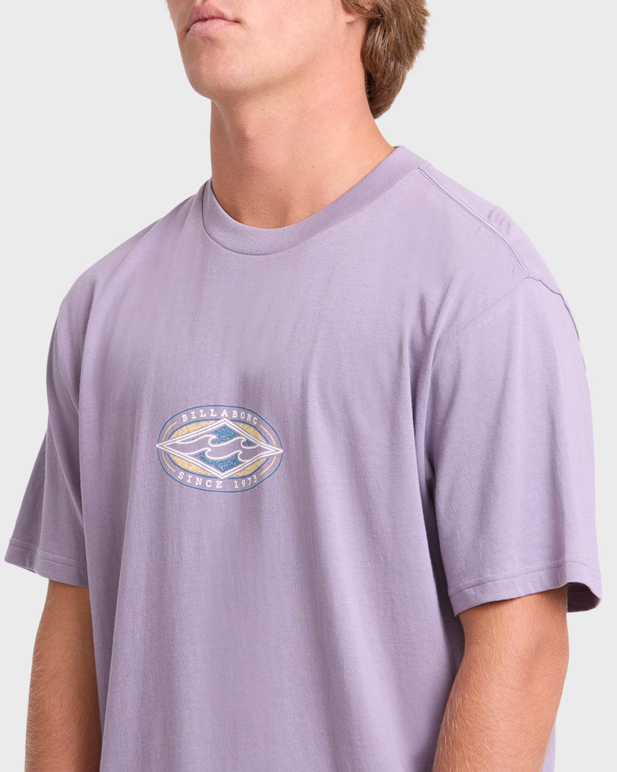 Rotor-Diamond-Premium-Short-Sleeve-Graphic-T-Shirt-Purple-Ash-5