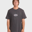 Rotor Diamond Premium Short Sleeve Knit Graphic T-Shirt - Raven