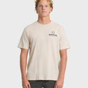 Single Fin Premium Short Sleeve T-Shirt - Oatmeal